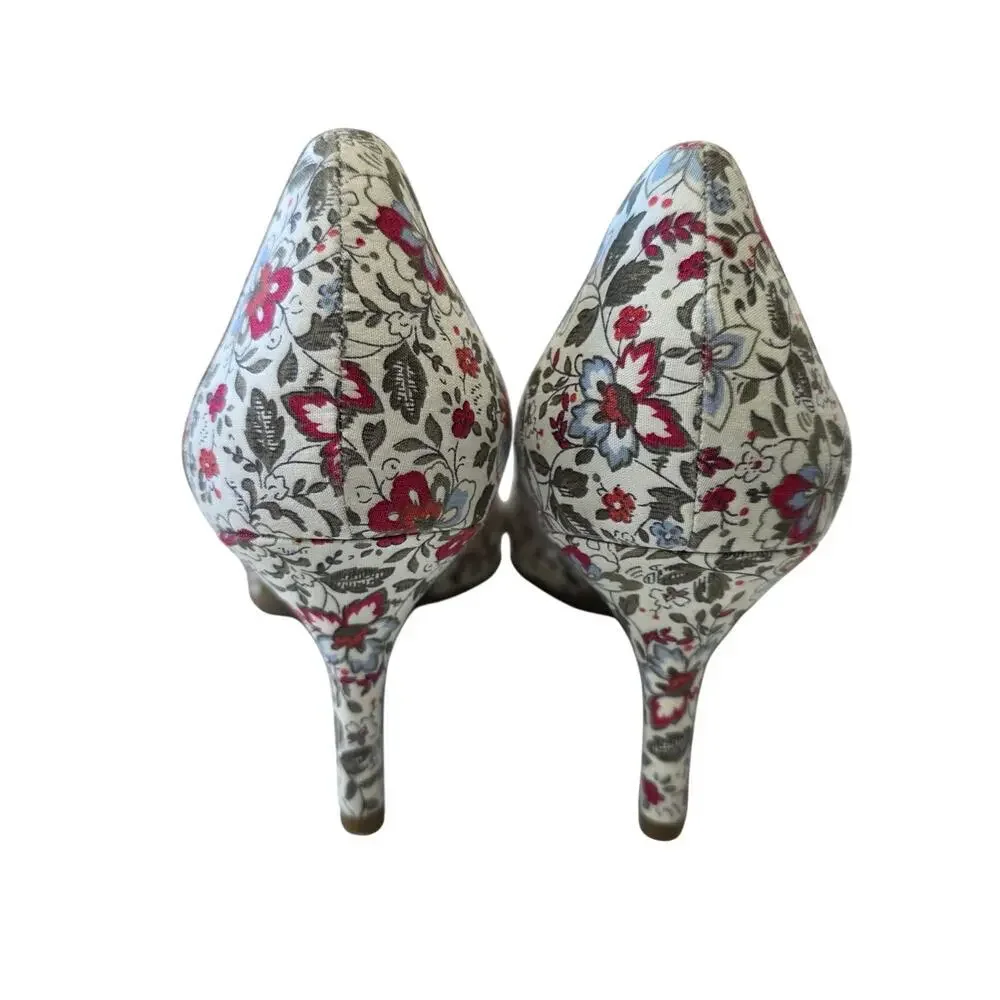 Life Stride Sevyn Pump Red Multi Floral Size 11M